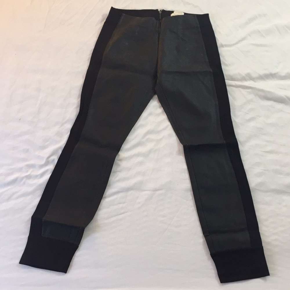 🔥BUY 3 for 50% OFF🔥 Pleather rear-zip Gigi pant